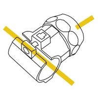 スペーシア ユニプラジョイント UP01W オフホワイト 1セット(10個)（直送品）