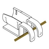 スペーシア すべりパイプ専用受金具 JB-511 1セット(10個)（直送品）