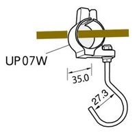 スペーシア ステンレスフックヒル型 JB-654 1セット(10個)（直送品）