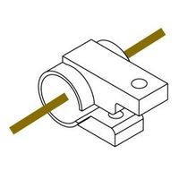 スペーシア 中間用棚受け VUP-07BK ブラック 1セット(50個)（直送品）