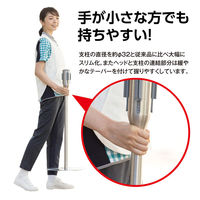 テラモト ベルトパーテーションスリム 3.3 ベルトグレー SU6619005 1台（直送品）