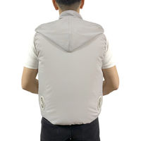 ファミリー・ライフ フード付きファンベスト モバイルバッテリー付き グレー LL~3L a27588 1個（直送品）