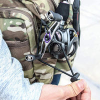 ライラクス DRESS ホールディングショルダーバッグ ロッドホルダー ランガンバッグ マルチカム 4249046 1個（直送品）