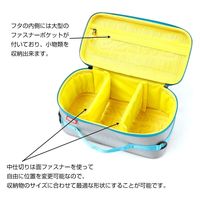 ライラクス DRESS ユーティリティセミハードケース レッド M 4249051 1個（直送品）