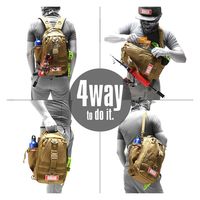 ライラクス DRESS 4WAY マルチショルダーリュック 2.0 カーキ 4249481 1個（直送品）