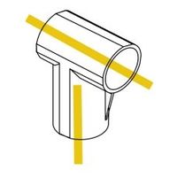 スペーシア プラスチックジョイント(中間用) PJ-201CW オフホワイト 1セット(20個)（直送品）