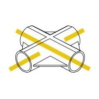 スペーシア プラスチックジョイント(中間用) PJ-200BW オフホワイト 1セット(15個)（直送品）