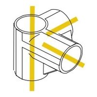 スペーシア プラスチックジョイント(コーナー用) PJ-103M フォレストグリーン 1セット(15個)（直送品）