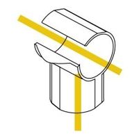 スペーシア プラスチックジョイント(中間用) PJ-204CM フォレストグリーン 1セット(50個)（直送品）