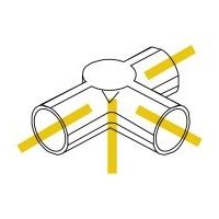 スペーシア プラスチックジョイント(中間用) PJ-207AM フォレストグリーン 1セット(20個)（直送品）