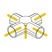 スペーシア プラスチックジョイント(中間用) PJ-209W オフホワイト 1セット(20個)（直送品）