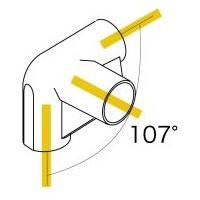 スペーシア プラスチックジョイント(角度用) PJ-402W オフホワイト 1セット(15個)（直送品）