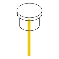 スペーシア プラスチックジョイント 内キャップ PJ-503B ロイヤルブルー 1セット(100個)（直送品）