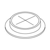 スペーシア プラスチックジョイント キャップ PJ-504G ダークグレー 1セット(100個)（直送品）