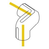 スペーシア プラスチックジョイント(台車用) PJ-601LW オフホワイト 1セット(20個)（直送品）