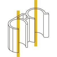 スペーシア プラスチックジョイント PJ-900B ロイヤルブルー 1セット(20個)（直送品）