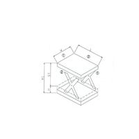 ハマコSS 低床タイプ油圧電動式テーブルリフト MLB-500-0609 1台（直送品）