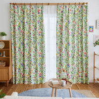 スミノエ デザインライフ セミオーダー カーテン フルーツトリ 1900×1200mm グリーン 1セット(2枚入)（直送品）