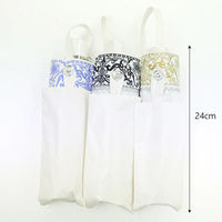 東京丸惣 晴雨兼用傘プレミアムホワイトPEARL レース柄 直径86cm ブラック 1本（直送品）