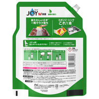 ジョイ JOY W除菌 食器用洗剤 緑茶の香り 詰め替え ジャンボ 1300mL 1セット（1個×3） P＆G