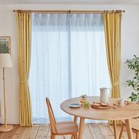 スミノエ デザインライフ セミオーダー レースカーテン ジェシカボイル 1400×2340mm ブルー 1セット(2枚入)（直送品）