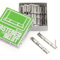 ライオン事務器 ファスナー No.8T ブリキ 13661 1箱