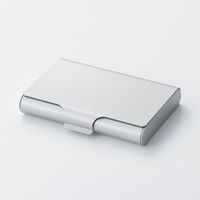 無印良品 アルミカードケース Ｌ 約62×94mm 約45枚収納 良品計画