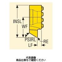 溝入れ用チップ LCEX080402ー0250LーL30:CP500 LCEX080402-0250L-L30CP500 1セット(2個)（直送品）