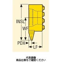 溝入れ用チップ LCEX1105ー3.0TRL:CP500 LCEX1105-3.0TRLCP500 1セット(2個)（直送品）