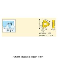 セコ・ツールズ・ジャパン 旋削 ねじ切り用チップ 16NR11.5NPTF:CP500 16NR11.5NPTFCP500 1セット(2個)（直送品）