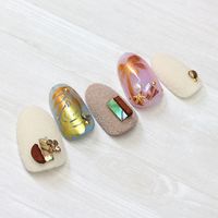 SHAREYDVA シェルパーツ オーバル 10P ナチュラル 20070 1個（直送品）