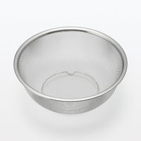 無印良品 ステンレス メッシュザル M 約直径19.5cm×高さ7.5cm 良品計画