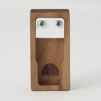 無印良品 壁に付けられる家具フック ウォールナット材 良品計画