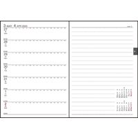 ダイゴー 【2023年版】アポイント 手帳サイズ 1週間+横罫 月曜始まり ブラウン E8433 1冊（直送品）