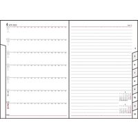ダイゴー 【2023年版】アポイント デスク B6 1週間+横罫 見出し 月曜始まり ブラック E8448 1冊（直送品）