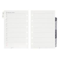 マルマン 【2023年版】リフィル ミニ データプラン 月間+見開き片面1週間 月曜始まり LS477-23 1冊（直送品）