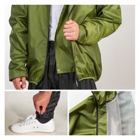 アクセス リュックインレインスーツ 上下セット オリーブグリーン Lサイズ ARG-210 1セット