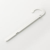 無印良品 携帯用アルミ折りたたみ式ハンガー 使用時：約幅38cm 良品計画