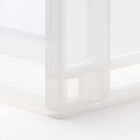 無印良品 ポリプロピレン 収納ラック 中 幅37×奥行26×高さ17.5cm 1セット（3個） 良品計画