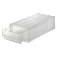 無印良品 ポリプロピレン 収納ストッカー 追加用 小 約幅18×奥行40×高さ11cm 1セット（6個） 良品計画