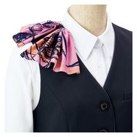 カーシーカシマ AIR SWING SUITS “BRIGHT” ベスト ブラックストライプ 15号 EAV866 1着