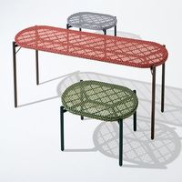 杉田エース WAーテーブル ロング レッド 660186 1台（直送品）