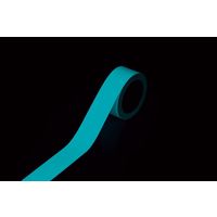 日本緑十字社 中輝度蓄光テープ(青色蓄光タイプ) BFLー501 50mm幅×10M 361024 1巻（直送品）