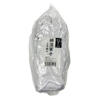 ヤマショウ 綿混軍手　450g　2本編み　7ゲージ　480双入り YGL-802WH 1箱(12双入り×40パック　480双入)（直送品）