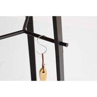 ICHIBA Dio9 ディオナイン タワーハンガー 幅360×奥行370×高さ1650mm ブラック DIH-3595BK 1台（直送品）