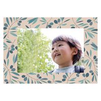 マッチングジャパン ウォールステッカー 写真立て フォトフレーム シール「オリーブ/ベージュ」1セット CO-10067-AS 1枚（直送品）