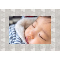 マッチングジャパン ウォールステッカー 写真立て フォトフレーム シール「ミツウロコ/ベージュ」1セット CO-10072-AS 1枚（直送品）