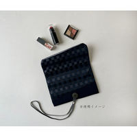 鳥居 ミニクラッチバッグ 紺 MC-1-N 1個（直送品）