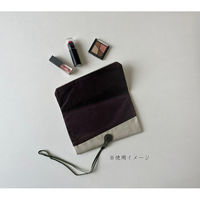 鳥居 ミニクラッチバッグ 生成 MC-2-W 1個（直送品）