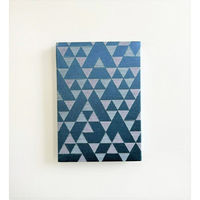 鳥居 御朱印帳 ブルー 三角柄 SH-3-B 1冊（直送品）